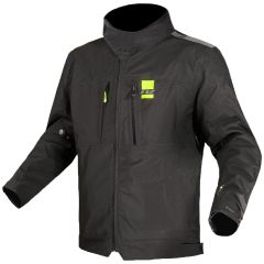 LS2 Titanium Ladies All Season Waterproof Textile Jacket Black / Hi-Viz Yellow