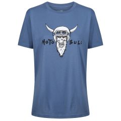MotoBull Viking T-Shirt Faded Denim