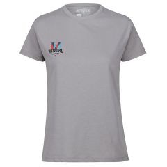 MotoGirl Clothing Logo Ladies T-Shirt Grey