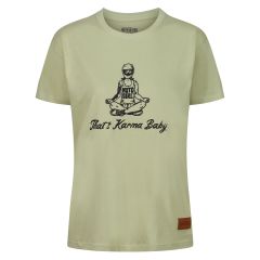 MotoGirl Karma Baby Ladies T-Shirt Sand