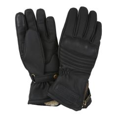 MotoGirl MG Ladies Winter Leather Gloves Black