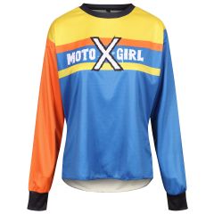 MotoGirl MX Ladies Jersey Hilly Blue / Yellow
