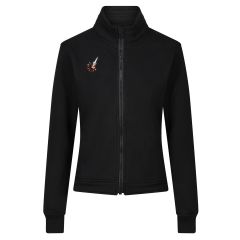 MotoGirl Spark Ladies Zip Sweatshirt Black