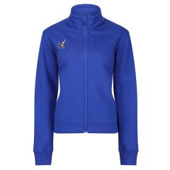 MotoGirl Spark Ladies Zip Sweatshirt Blue