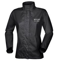 MotoGirl TU Ladies Waterproof Over Jacket Black