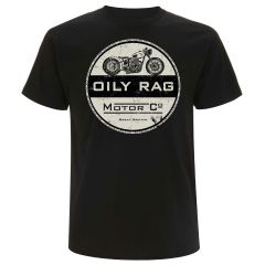 Oily Rag Clothing Black Label Motor Co T-Shirt Black