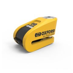 Oxford Alpha XA14 Alarm Disc Lock Yellow / Black