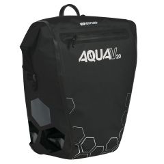 Oxford Aqua V20 Single QR Pannier Bag Black - 20 Litres
