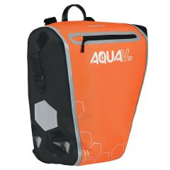 Oxford Aqua V20 Single QR Pannier Bag Orange / Black - 20 Litres
