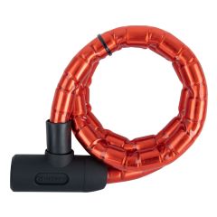 Oxford Motorcycle Barrier Armoured Cable Lock Red - 1.4m x 25mm