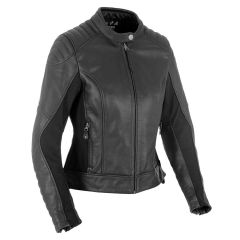 Oxford Beckley Ladies Leather Jacket Black