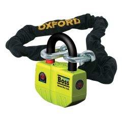 Oxford Boss Alarm Lock & Chain - 12 mm x 2 m