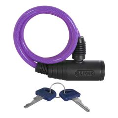 Oxford Bumper Cable Lock Purple - 600 mm x 6 mm