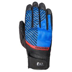 Oxford Byron Summer Mesh Textile Gloves Blue / Red / Black