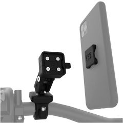 Oxford CLIQR 22mm Handlebar Pivot Arm Mount Kit Black For GPS Navigation System / Action Cameras / Smartphones