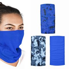 Oxford Comfy Multifunctional Head & Neckwear Havoc Blue - Pack Of 3