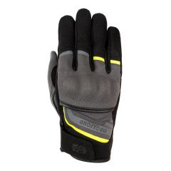 Oxford Dakar 1.0 Summer Riding Textile Gloves Charcoal / Yellow / Black