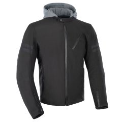 Oxford Faringdon Hooded Textile Jacket Stealth Black