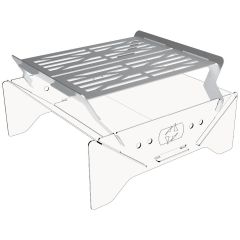 Oxford Fire Pit Grill Silver For Motorcycle Panniers