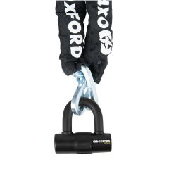 Oxford HD Max Chain Lock Black - 12mm x 1.5m