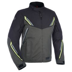 Oxford Hinterland Textile Jacket Black / Grey / Fluo Yellow
