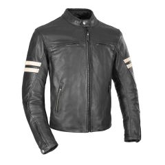 Oxford Holton Leather Jacket Black