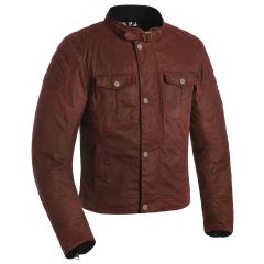 Oxford Holwell 1.0 Waxed Cotton Jacket Oxblood Red