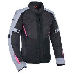 Oxford Iota 1.0 Air Ladies Textile Jacket Black / Grey / Pink