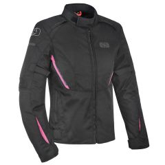 Oxford Iota 1.0 Ladies Textile Jacket Tech Black / Pink