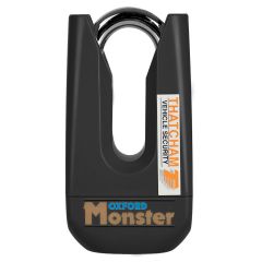 Oxford Monster Disc Lock Black - 11 mm Shackle
