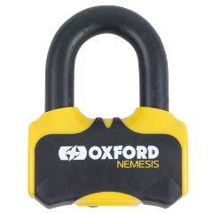 Oxford Nemesis Disc Lock Yellow / Black - 16mm