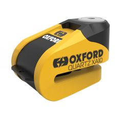 Oxford Quartz XA10 Alarm Disc Lock Yellow / Black