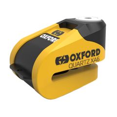 Oxford Quartz XA6 Alarm Disc Lock Yellow / Black