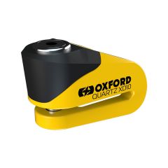 Oxford Quartz XD10 Disc Lock Yellow / Black With 10mm Locking Pin