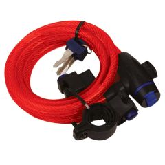 Oxford Cable Lock Red - 1.8 m x 12 mm