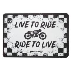 Oxford Ride Garage Metal Sign - 30cm x 20cm x 0.25mm