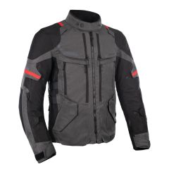 Oxford Rockland All Season Textile Jacket Charcoal / Black / Red