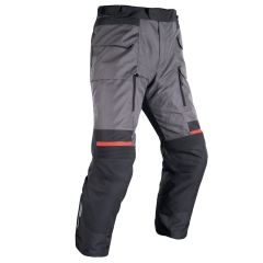Oxford Rockland All Season Textile Trousers Charcoal / Black / Red