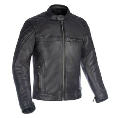 Oxford Route 73 2.0 Leather Jacket Black