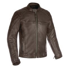 Oxford Route 73 2.0 Leather Jacket Brown
