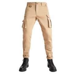 Pando Moto Desert Protective Cargo Trousers Beige