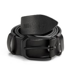 Pando Moto Himo 2 Leather Belt Black - 4cm x 110cm