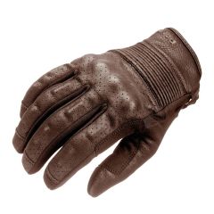 Pando Moto Onyx Summer Leather Gloves Brown
