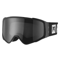 Pando Moto Goggles Matt Black With Iridium Black Lens For Helmets