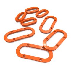 Qwart Vent Accessory Kit For Phoenix Standard / Slick Helmets Gloss Orange