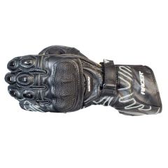 Racer High Speed Leather Gloves Black