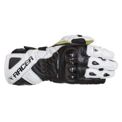 Racer Multi Top 2 Leather Gloves White