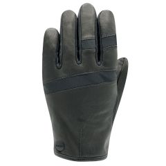 Racer Bridge Leather Gloves Black