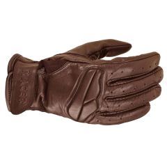 Racer Field Summer Leather Gloves Brown