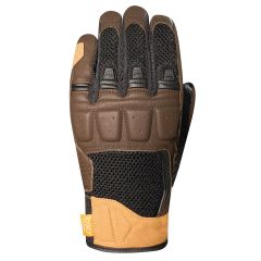 Racer Ronin Summer Mesh Leather Gloves Black / Sand / Brown